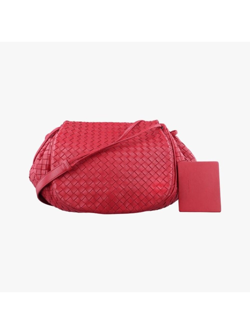 Bottega Veneta Intrecciato Red Lambskin